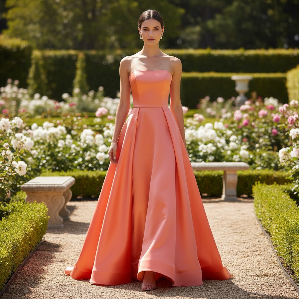 Coral Satin Swept Into Summer