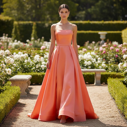 Coral Satin Swept Into Summer
