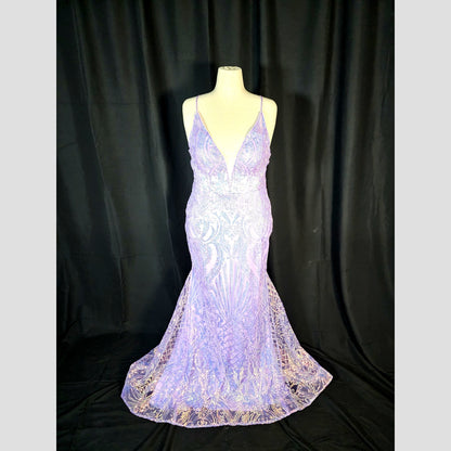 Lavender Dreamwave Gown: Turn Heads & Hearts!
