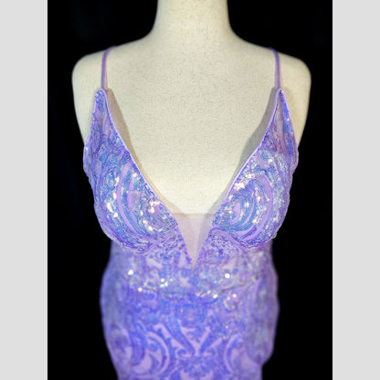 Lavender Dreamwave Gown: Turn Heads & Hearts!
