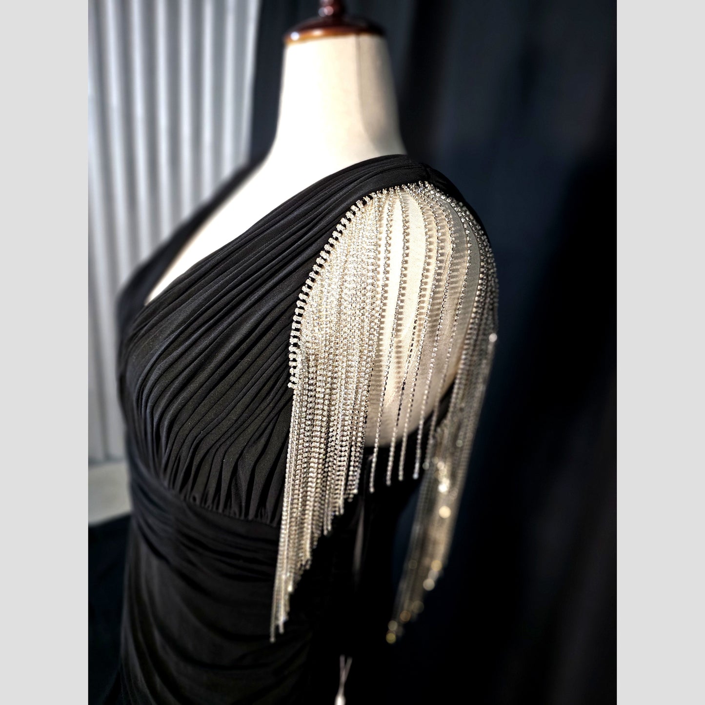 Glamour on a Budget: The Sparkle Shift Gown