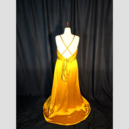 Golden Hour Elegance: The Satin Slip Dress