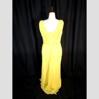 Sunshine Swoon: The Ultimate Yellow Goddess Gown