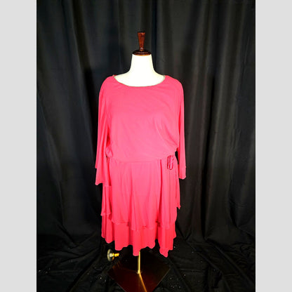 Blush & Bashful Tiered Delight Dress