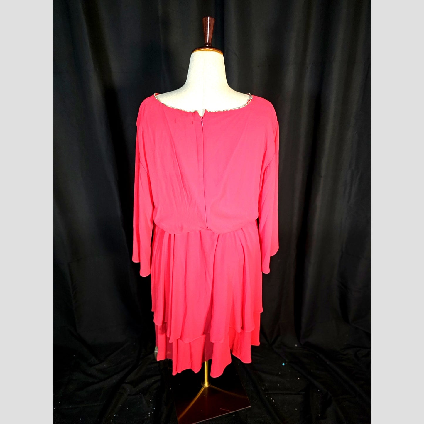 Blush & Bashful Tiered Delight Dress