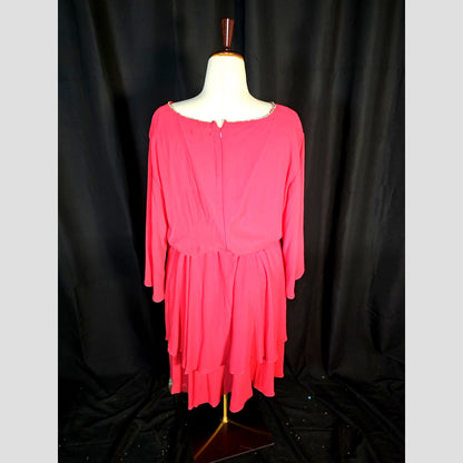 Blush & Bashful Tiered Delight Dress