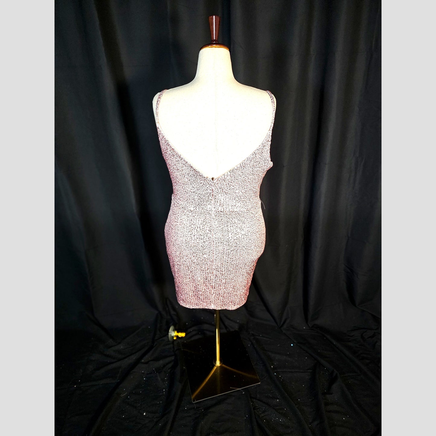 Grace Glitzy Glamour Sequined Bodycon Dress – Shine Bright Tonight!