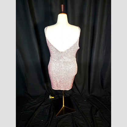 Grace Glitzy Glamour Sequined Bodycon Dress – Shine Bright Tonight!