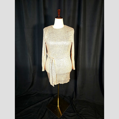 Twinkle in the Spotlight: Glamorous Backless Dress