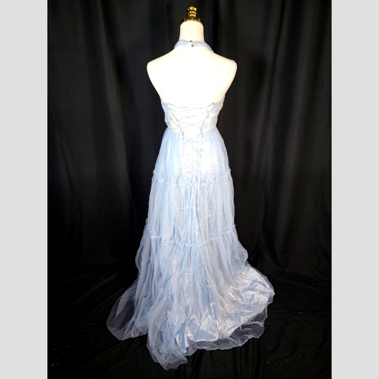 Celestial Charm: Starlit Tulle Party Dress