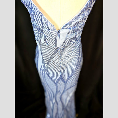 Ocean Breeze Glam Gown: Make Waves This Season!