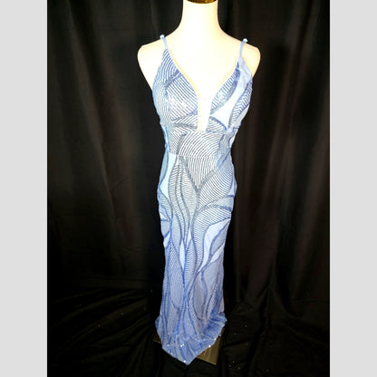 Ocean Breeze Glam Gown: Make Waves This Season!