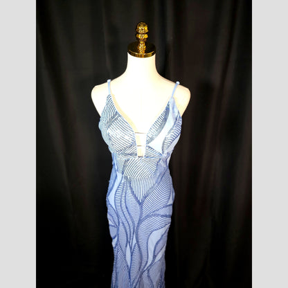 Ocean Breeze Glam Gown: Make Waves This Season!