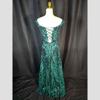 Enchanted Evening Gown with a Twist