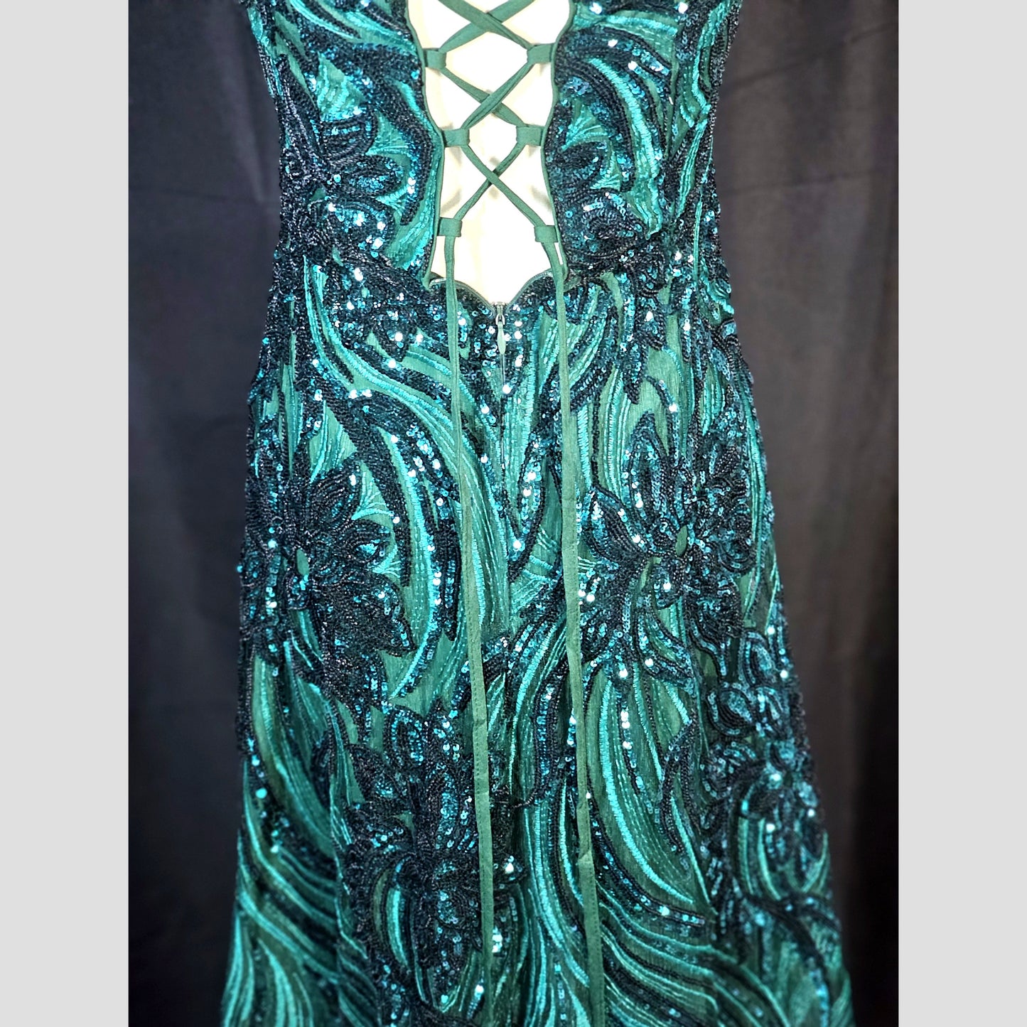 Enchanted Evening Gown with a Twist