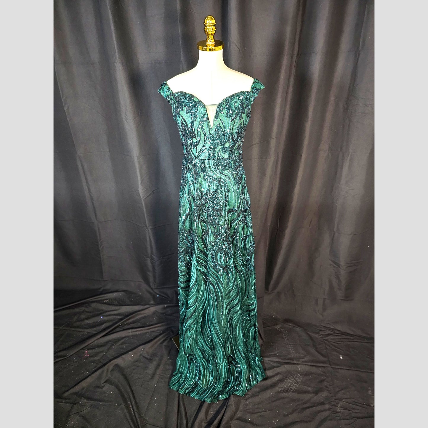 Enchanted Evening Gown with a Twist