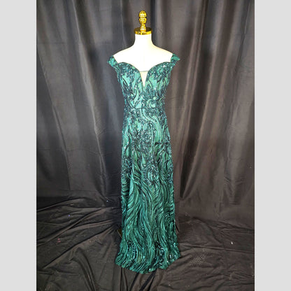 Enchanted Evening Gown with a Twist