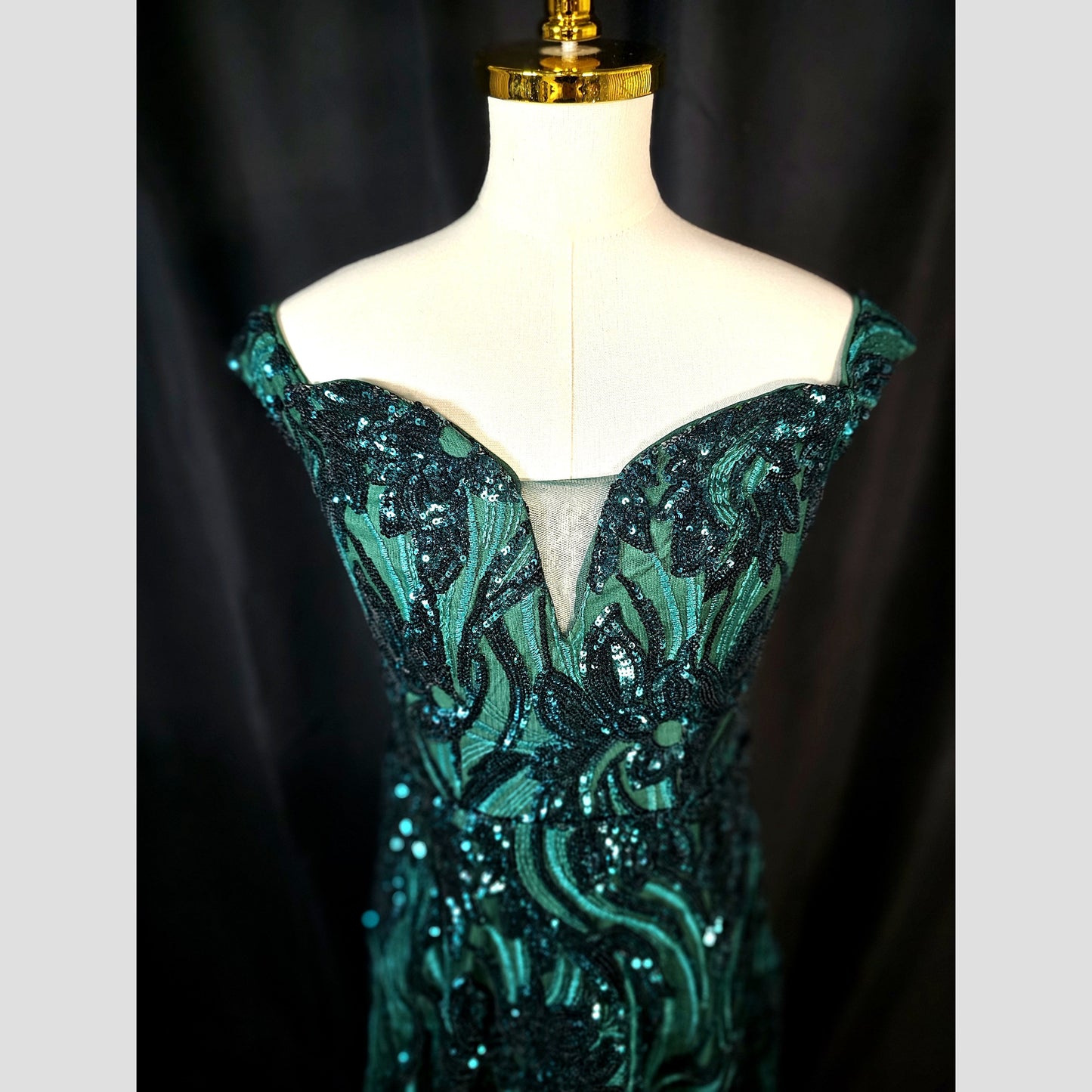 Enchanted Evening Gown with a Twist