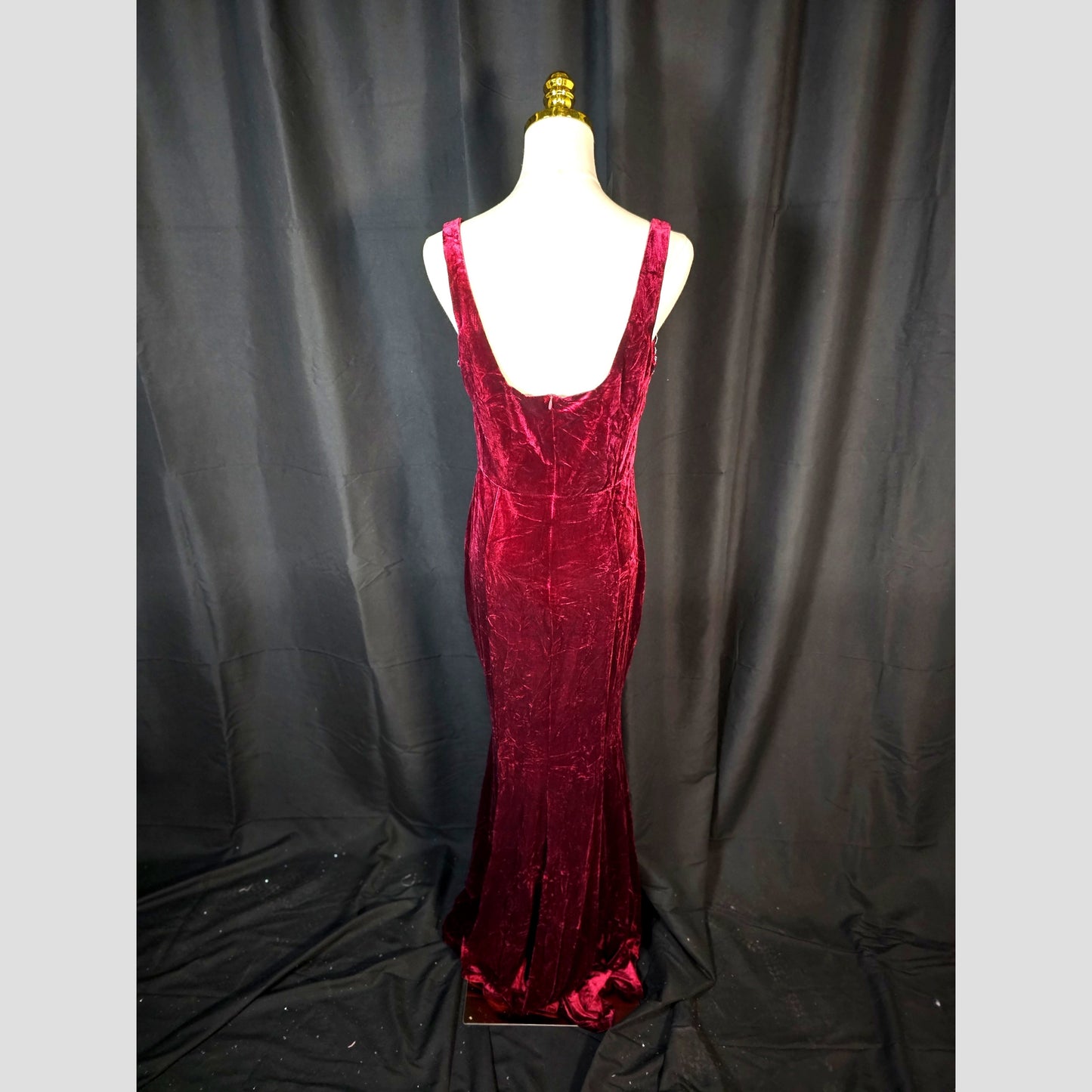 Velvet Vixen: The Berry Divine Evening Gown