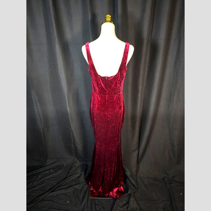 Velvet Vixen: The Berry Divine Evening Gown
