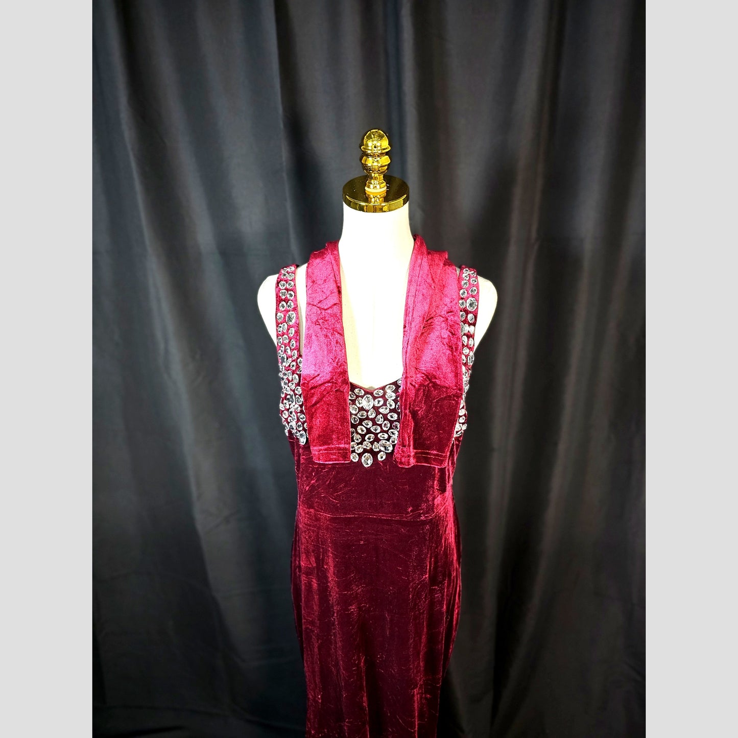 Velvet Vixen: The Berry Divine Evening Gown