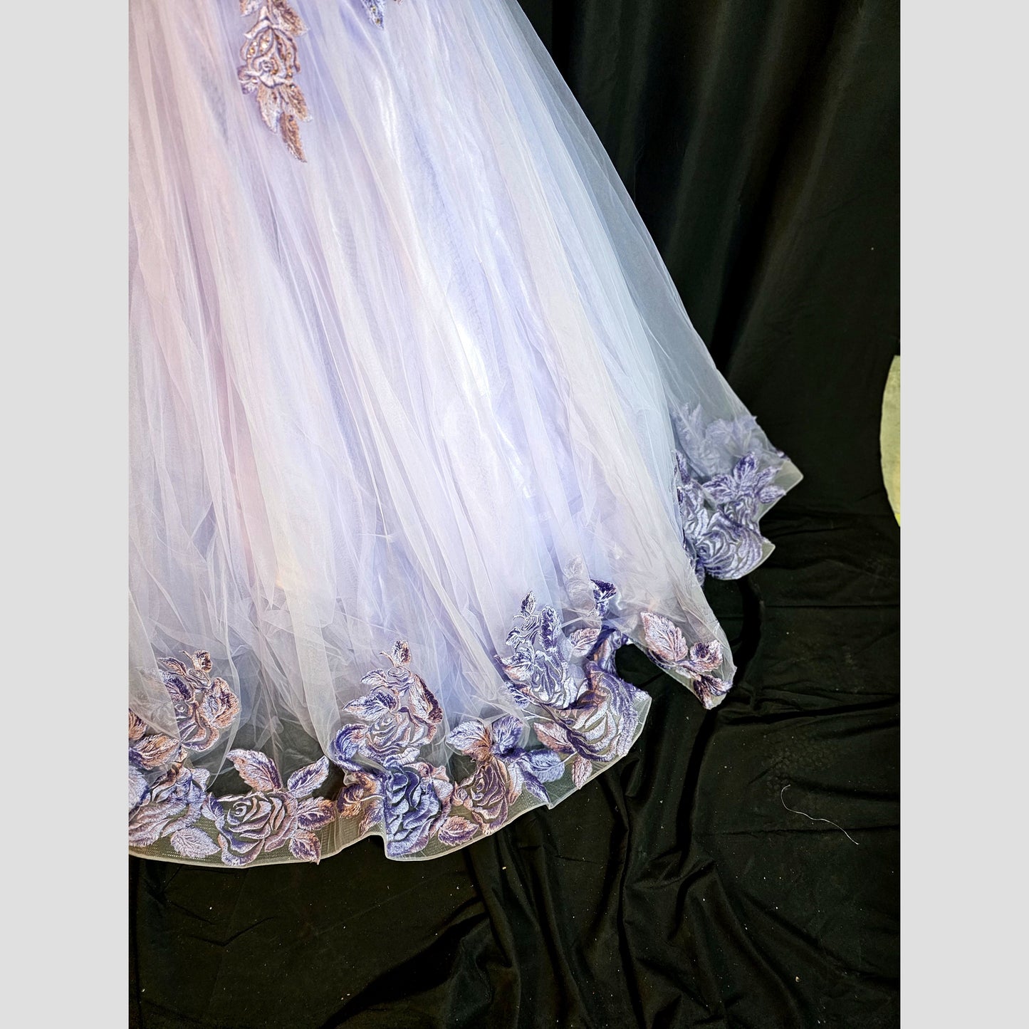Lavender Dreamscape Ball Gown: Dance Like No One's Watching!