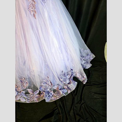 Lavender Dreamscape Ball Gown: Dance Like No One's Watching!