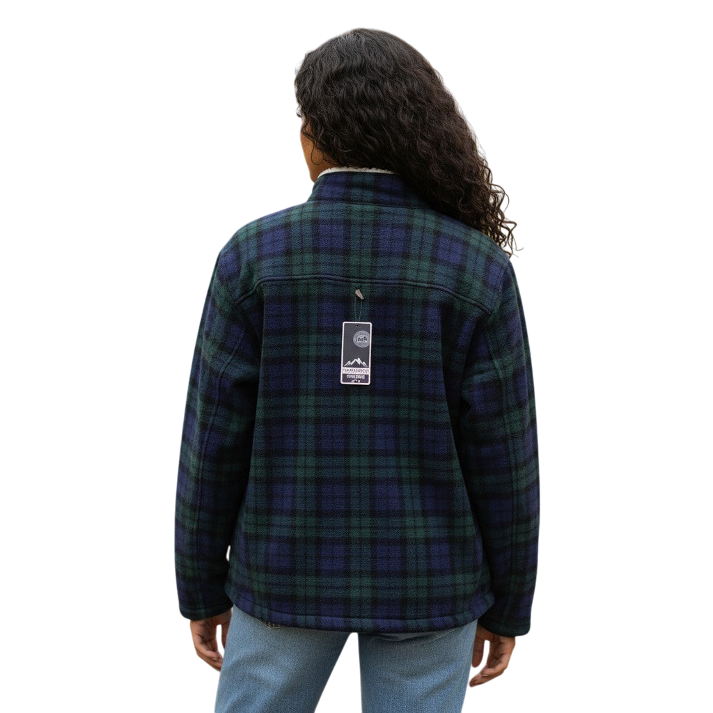 Tartan Sherpa Jack Watch - Cozy Plaid Adventure Buddy