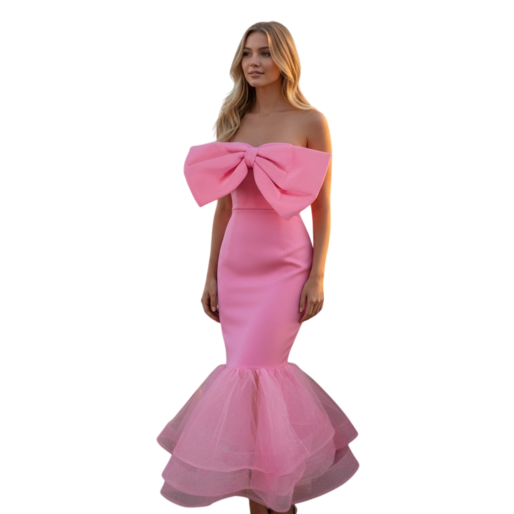 Pink Perfection: The Tulle-Tastic Mermaid Dress
