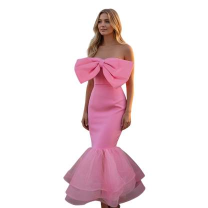 Pink Perfection: The Tulle-Tastic Mermaid Dress