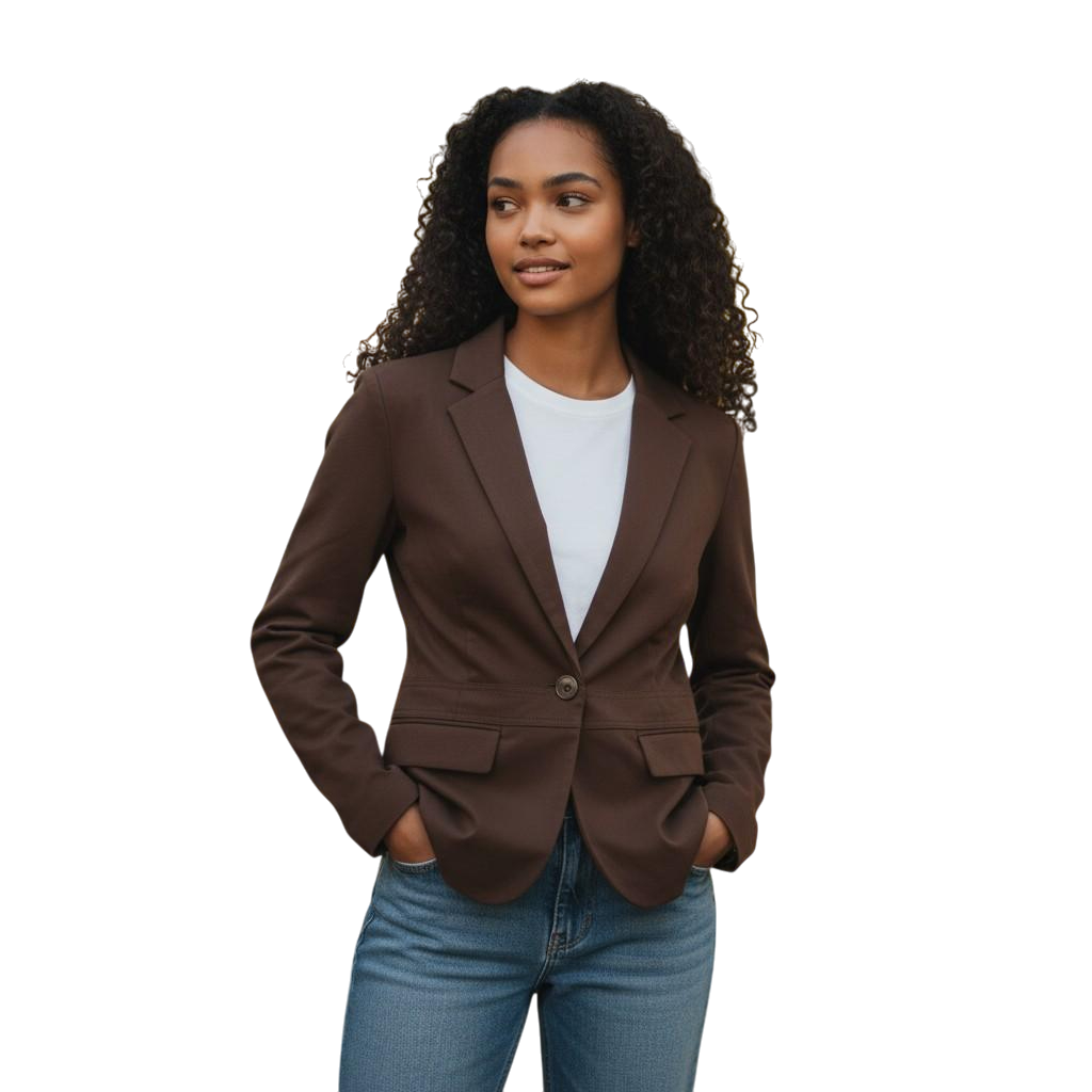 Chic Women's Blazer and Pants Suit Set