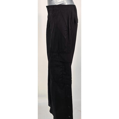 Sleek Women's Cargo Parachute Jeans - Utility Meets Style!