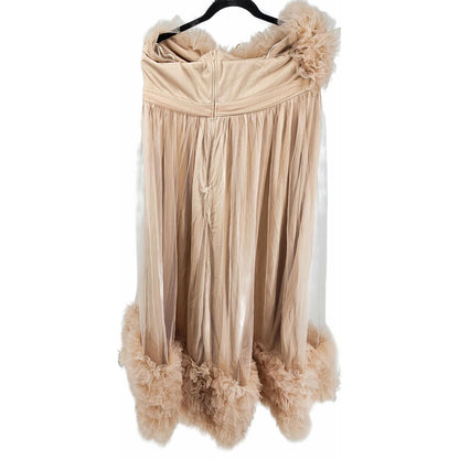 Fluffy Dream Strapless Dress - The Ultimate Cloud Nine Experience