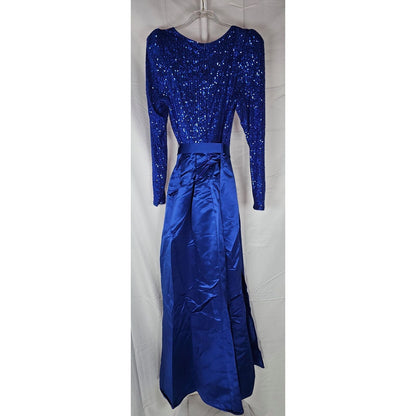 Sequined Party Dress - Azure Enchantment