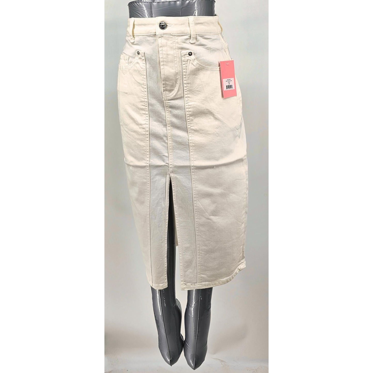 Denim Ankle Length Skirt