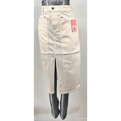 Denim Ankle Length Skirt