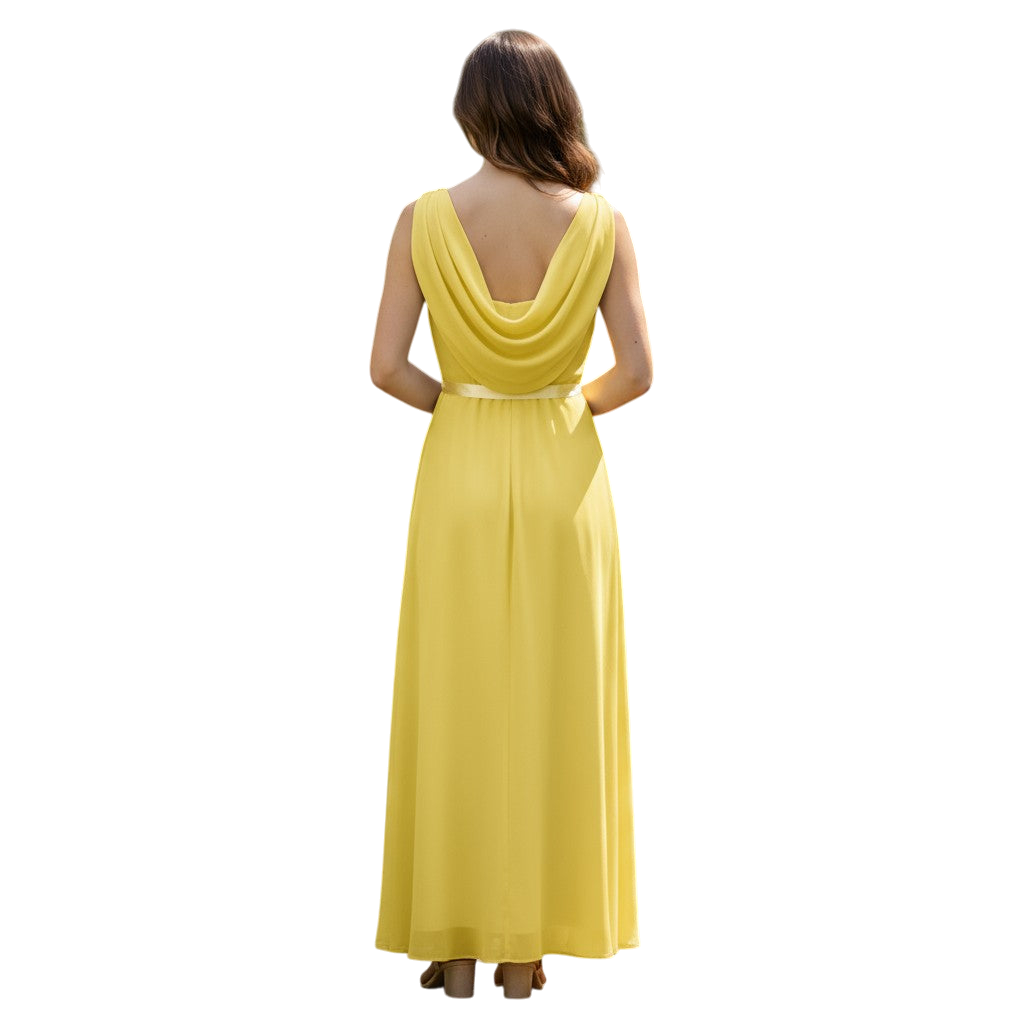 Sunshine Swoon: The Ultimate Yellow Goddess Gown