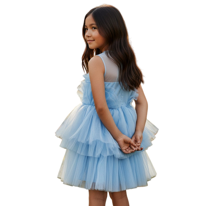 Cotton Candy Dreams Ruffled Dress: Sweeten Your Style!