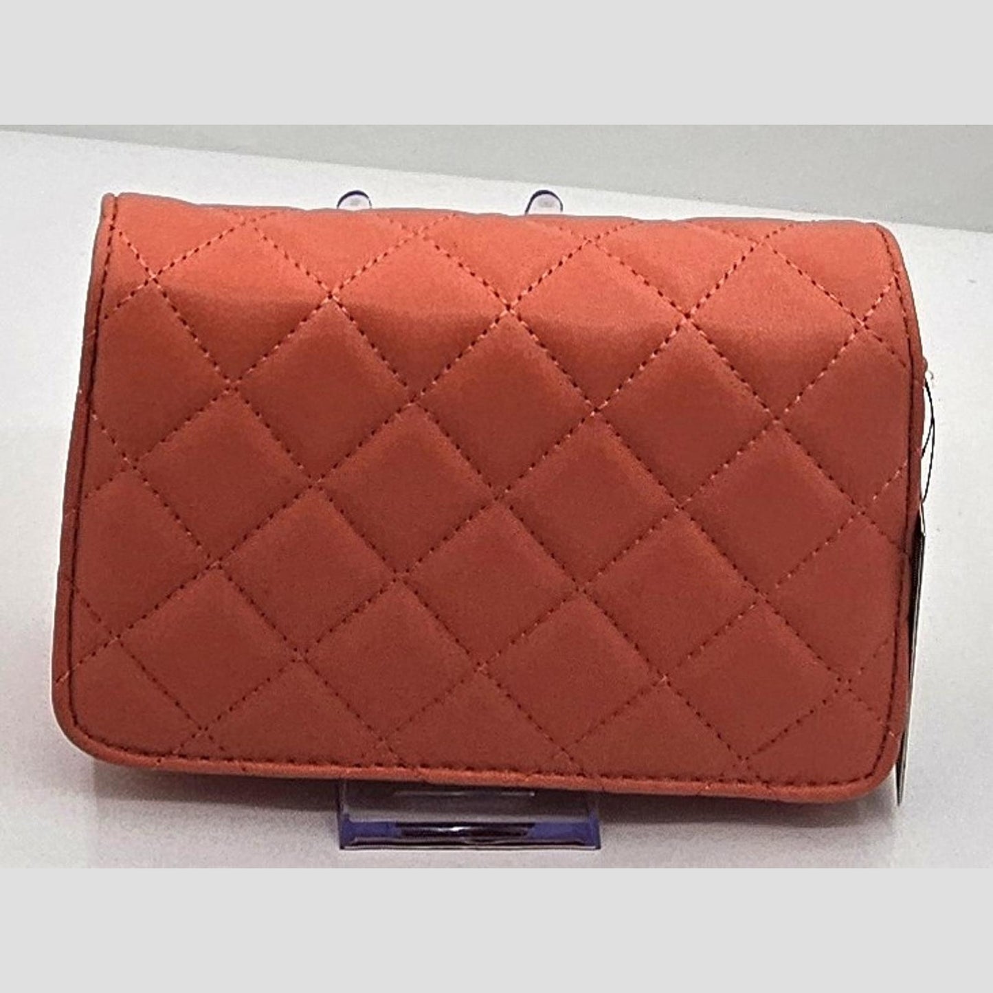 Chic Quilted Crossbody Bag with Pearl Studs