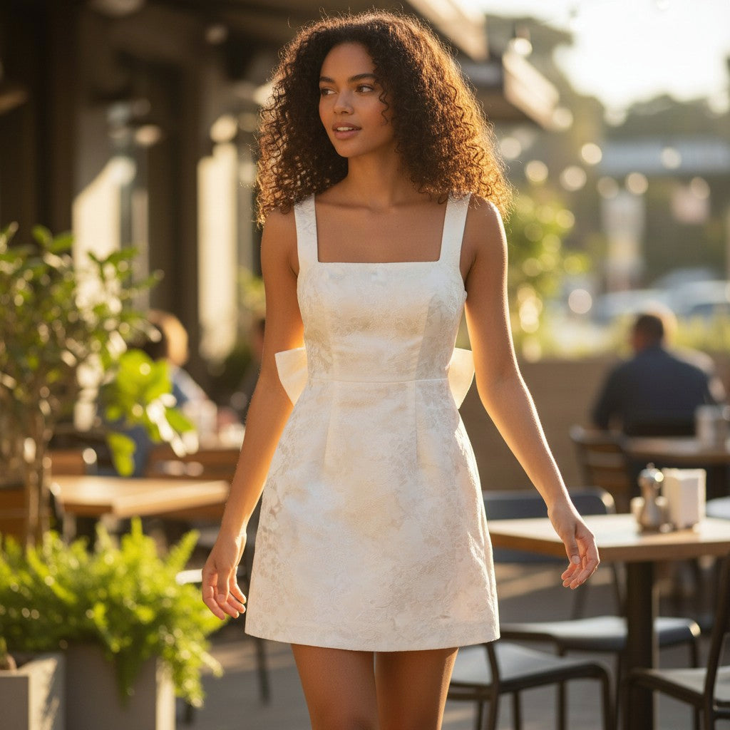 Whimsical Charm: The Bow-tiful Party Dress