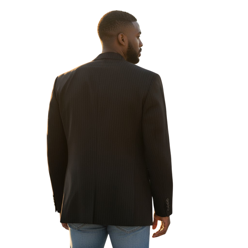 Pinstripe Power Play Blazer: Elevate Your Authority Game