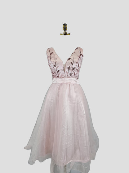 Blush Blossom Party Dress: Dance Like Everyone's Watching