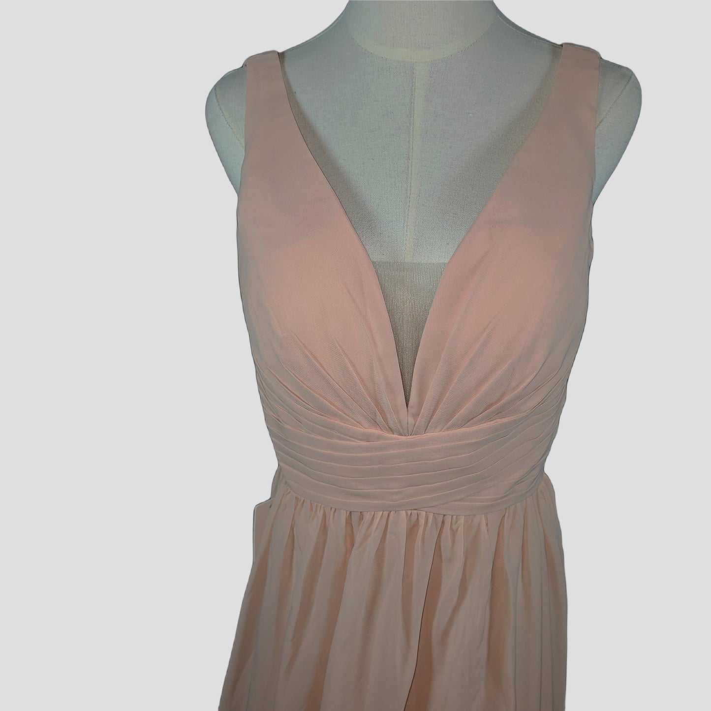 Blushing Belle Maxi Dress: Elegance with a Twist