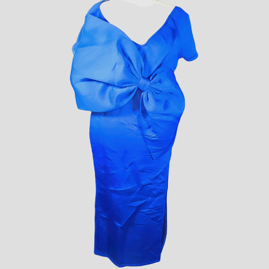 Royal Blue Majesty: The Dress That Commands Attention