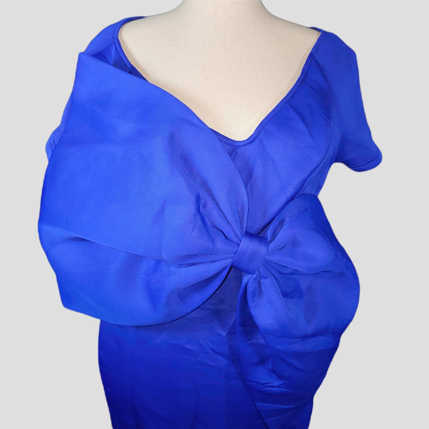 Royal Blue Majesty: The Dress That Commands Attention