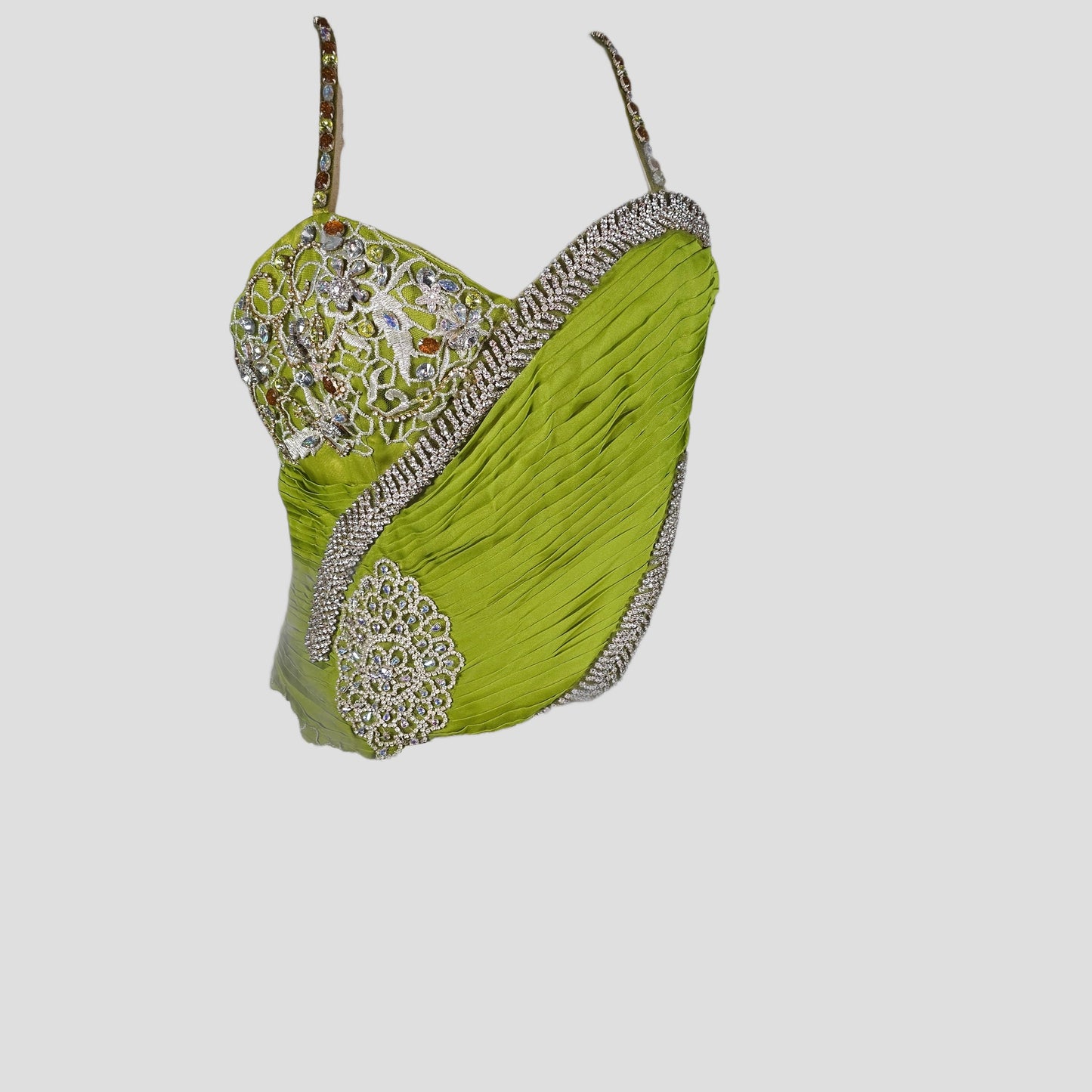 Lime Luxe: The Gleeful Glam Gown