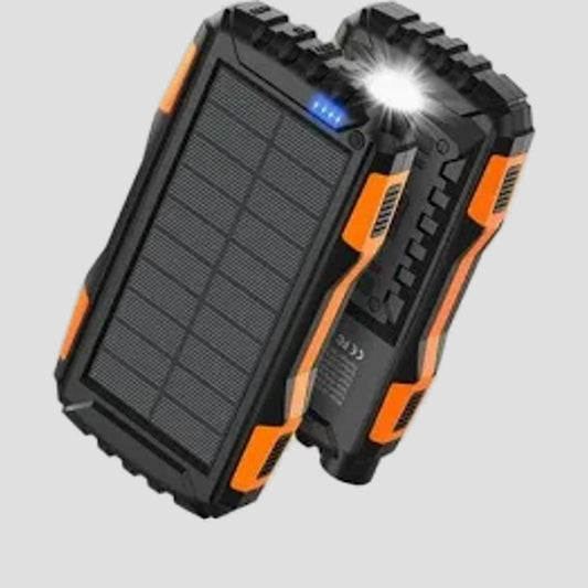 Solar Power Bank with Flashlight - Your Pocket-Sized Sun Buddy!