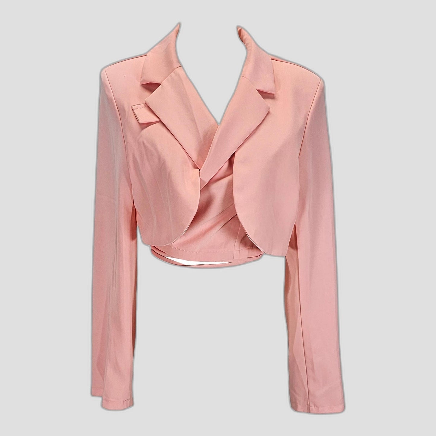 Chic Cropped Blazer for the Bold and Stylish