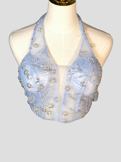 Celestial Charm: Starlit Tulle Party Dress