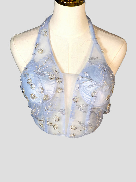 Celestial Charm: Starlit Tulle Party Dress